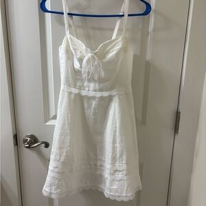 Reformation White Chemise with Spaghetti Straps